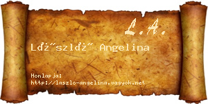 László Angelina névjegykártya